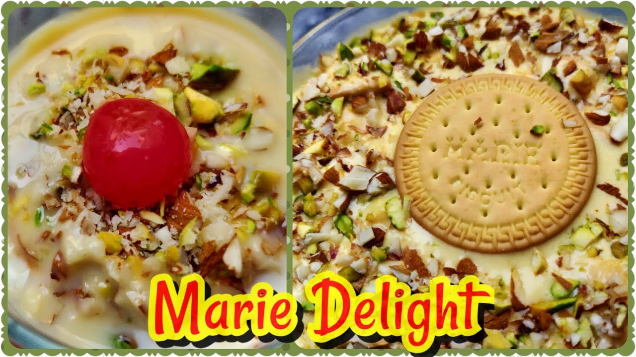 Marie Delight Marie Biscuits Dessert Recipe Quick and Easy Recipe