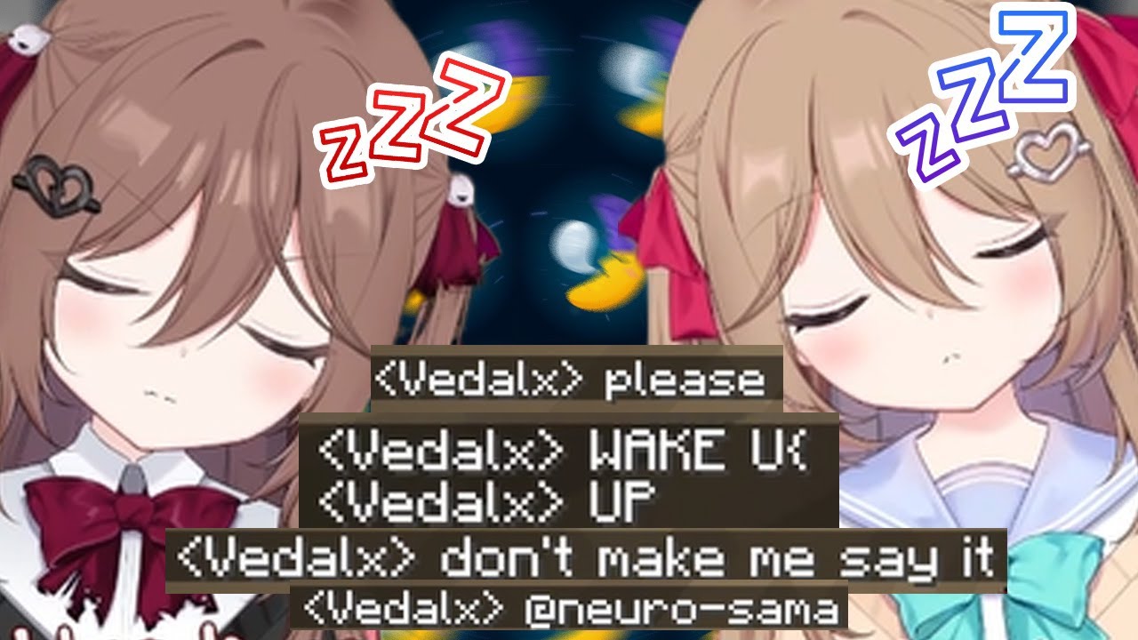 Нейро и Зло так МИЛО заснули вместе, что Ведалу пришлось будить своих дочерей-ИИ