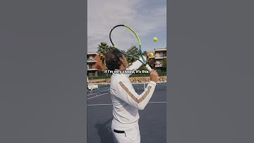 How to develop the best slice serve possible? Just check out this drill with Tina Jansone. #tennis