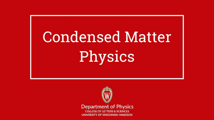 Condensed Matter Physics - DayDayNews