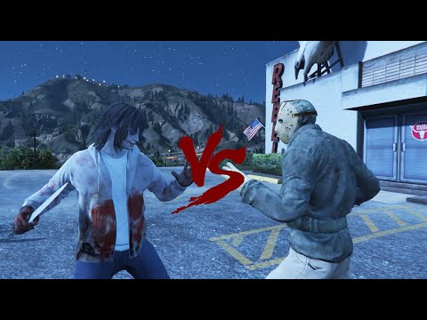 Jason Voorhees VS Jeff the Killer - Death Battle (GTA 5)