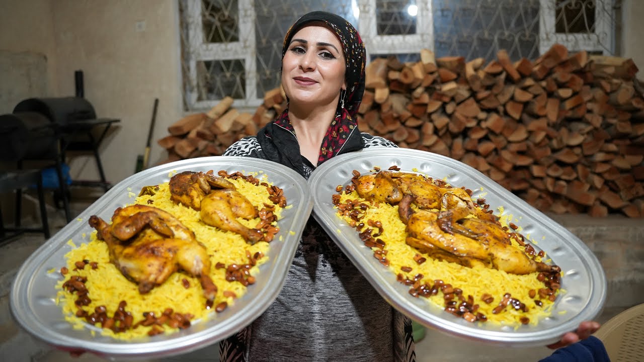 Самый простой манди с курицей и копчением в домашней духовке 🔥 - Перевод