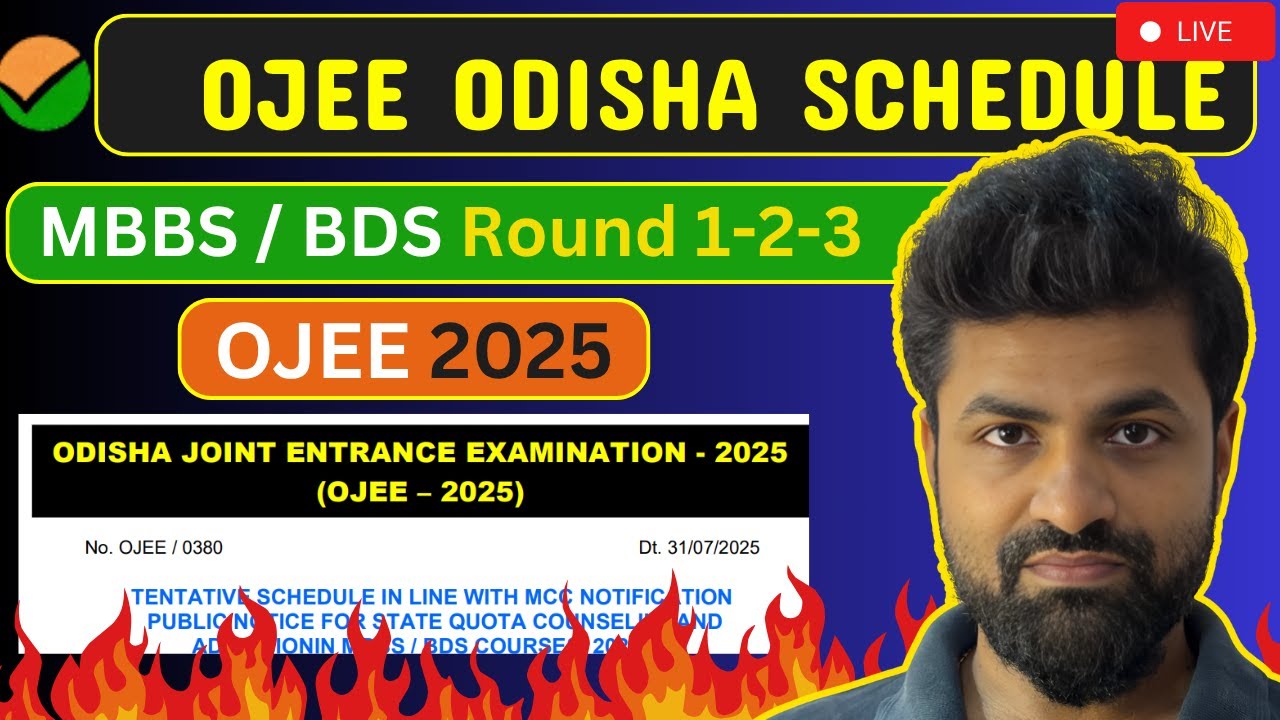 OJEE MBBS 2025 Counselling Full Guide 🔍 | Odisha Seat Matrix, Reservation, Documents, Fees Explained