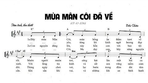 Mùa Mân Côi Đã Về || Dấu Chân ( Nhập Lễ )