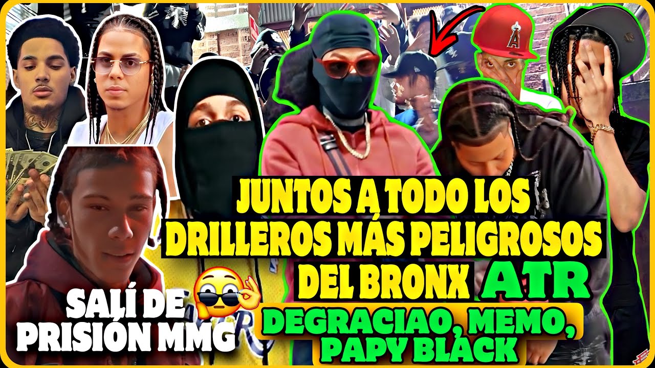 MEMO ATR, DEGRACIAO 70 Y PAPY BLACK, LO DRILLEROS QUE CONTROLAN LA CALLE DEL BRONX” LAJA NO LA CORRE