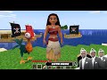 I found Real Moana and Heihei in Minecraft - Coffin Meme