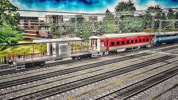 RARE SCENE of INDIAN RAILWAYS MSTS OPEN RAILS INDIAN RAILWAYS