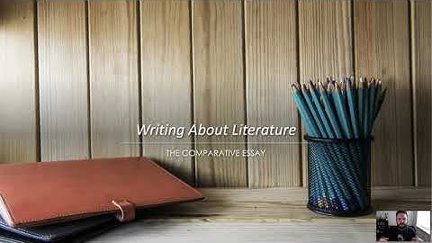 Mini Lecture: Comparative Literary Analysis