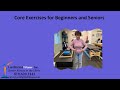 Core Exercises for Beginners and Seniors