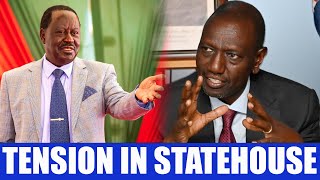 Tension in Statehouse as Raila's threats badly  shakes Ruto