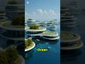 First Floating City in South Korea! 🇰🇷🌊 #Oceanix #Tech #Future #Science #facts #youtubeshorts