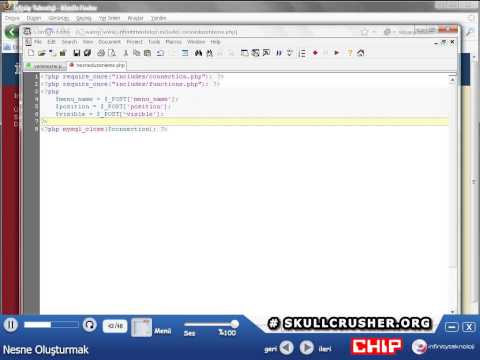 CHIP PHP # 42 - Nesne Oluşturmak