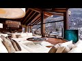 Cozy Atmosphere | Crackling Fire Sounds & Beautiful Еnvironment | Calm Snow Falling
