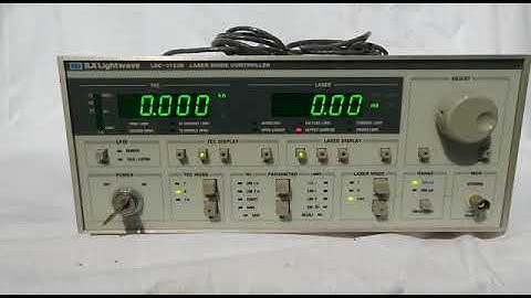 Newport ILX Lightwave LDC-3722 Laser Diode Controller TEC 200 500mA 3700 series