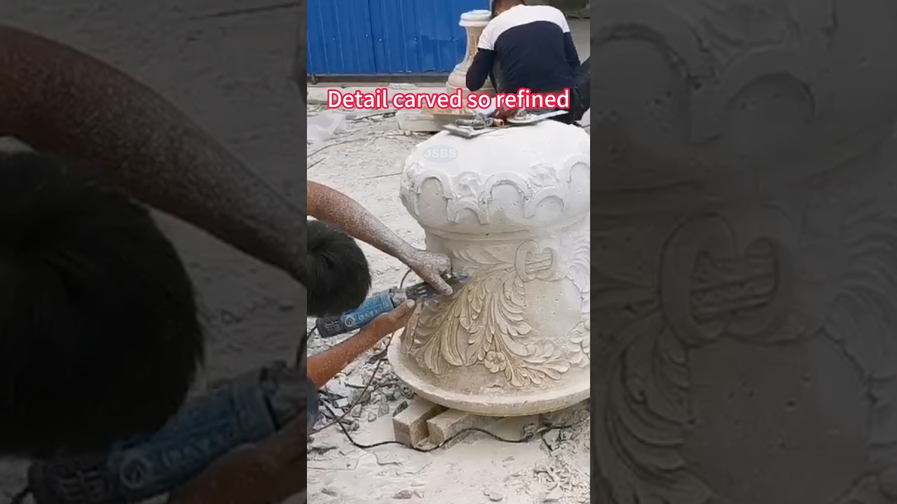 Discover the Art of Our Stone Craft: A Custom Travertine Planter Handcrafted for Our US Client!