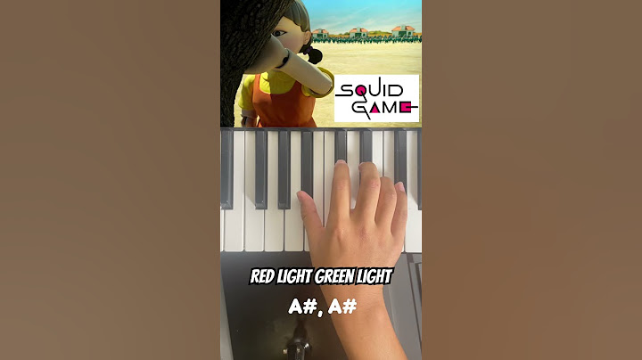 Red Light Green Light - Squid Game (easy piano tutorial)