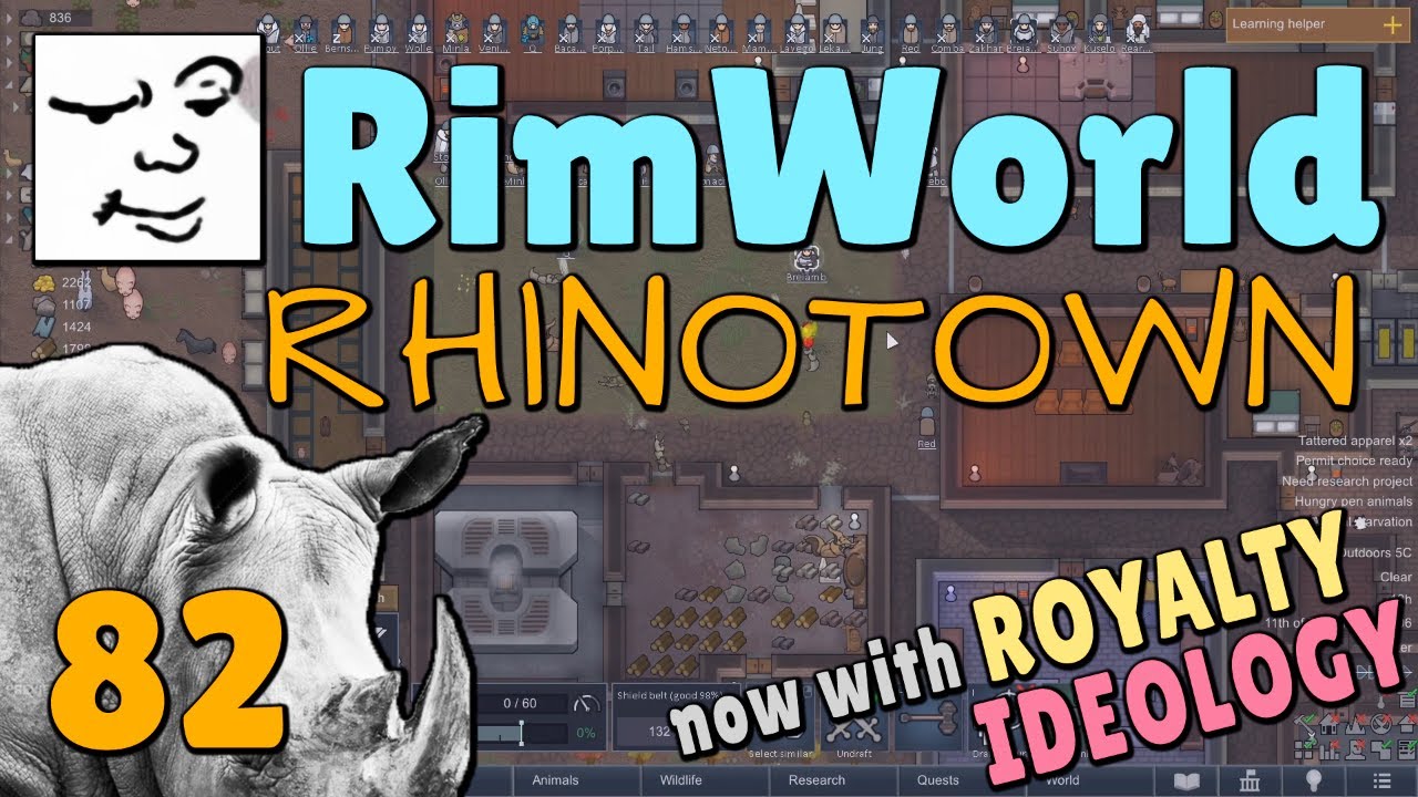 Amazingly Dramatic Finish | RimWorld, Rhinotown (pt. 82) | Mu Plays