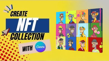 Create Your Own NFT Collection in Canva #nftcollections #canvadesign
