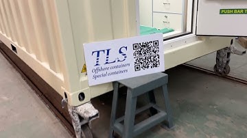 tls offshore lab containers with negative pressure for PPSO