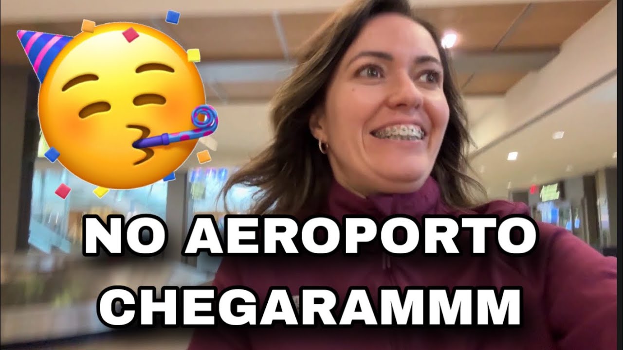 MÃEKRIZA e PAIKRIZA CHEGARAM !!!! 🎉 INDO NO AEROPORTO 