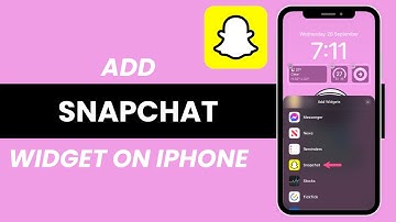 How To Add Snapchat Widget On iPhone