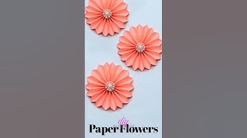 DIY Decorative Paper Flowers 🌷 #paperflower #papercraft #diy