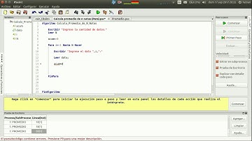 Pseint - Calcula promedio de N notas
