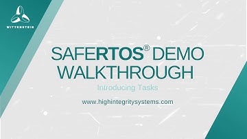 Using The SAFERTOS Demos: Introducing Tasks