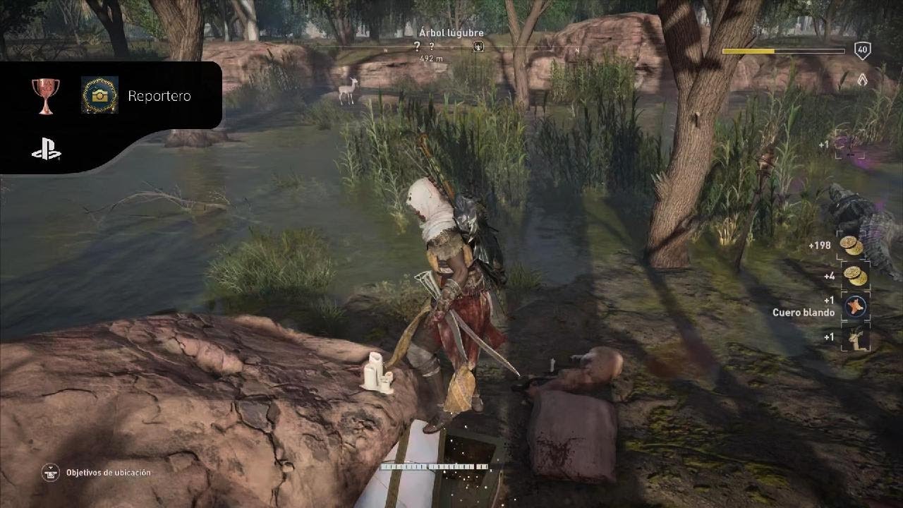 Assassin's Creed Origins. Trofeo Reportero (BRONZE). YouTube