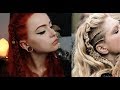 Lagertha inspired viking hair tutorial  evelina meyrovich