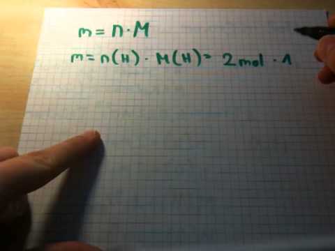 Mol in Gramm umrechnen / Chemie verstehen