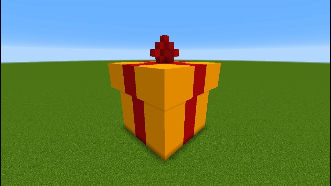 COMMENT VIVRE DANS UN CADEAU DE NOEL GÉANT ? - Tuto Noel Minecraft 