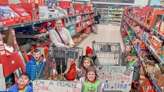 DC-area preschoolers donate nearly 6,000 canned goods during the holidays