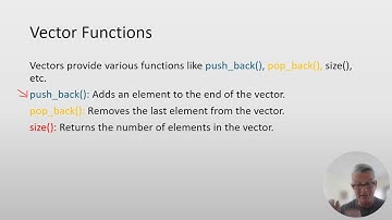 Arrays and Vectors
