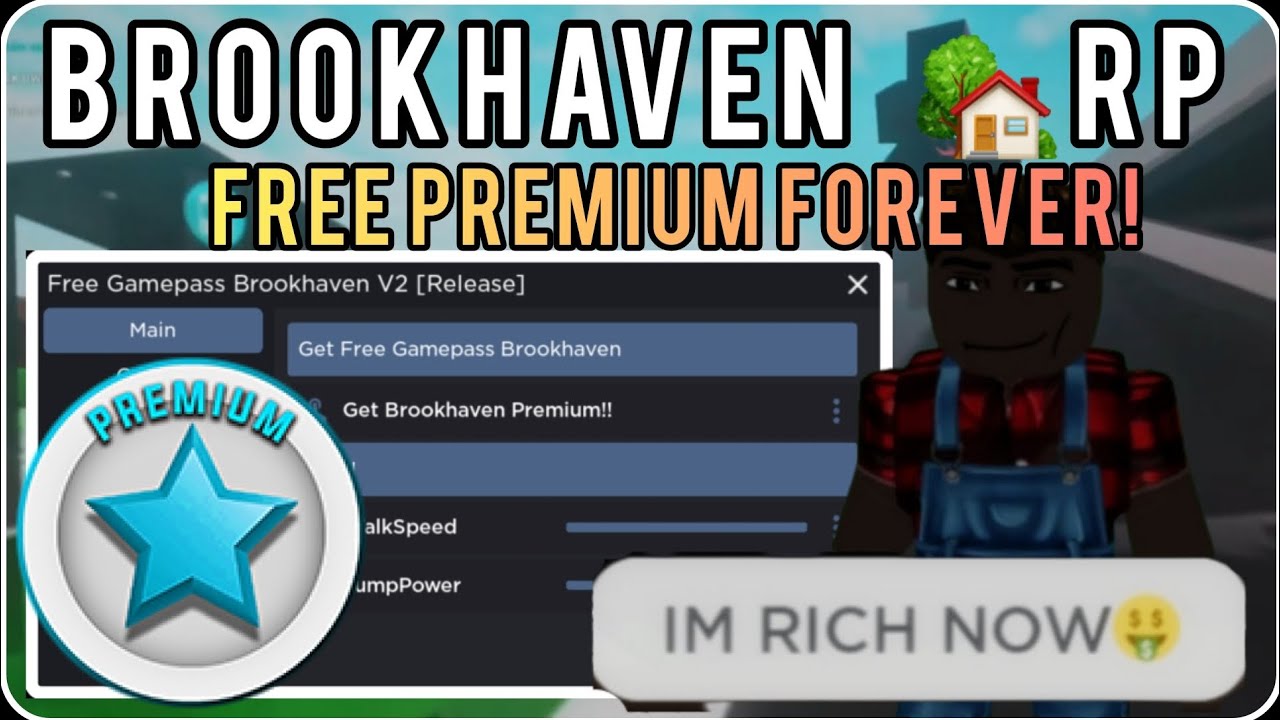 NEW* Brookhaven Fe Free Premium Unlock All Gamepass OP Script (2023)  PASTEBIN 