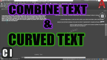 AutoCAD Convert Text to MTEXT & How to Curve Text! Quick Tips | 2 Minute Tuesday