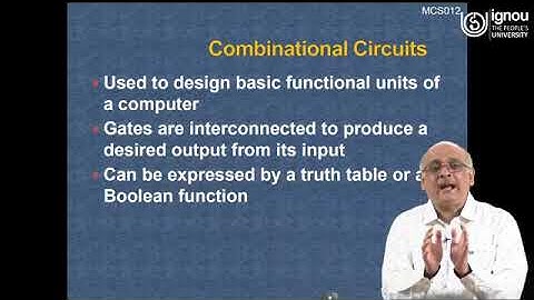 MCS012 ,Combinational Circuits