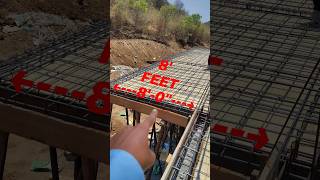 8 Feet Cantilever Slab Steel Design &amp; Calculation | Balcony Rebar Details #construction #shorts