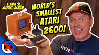 World's Smallest PLAYABLE Atari 2600 Review! - Super Impulse Tiny Arcade