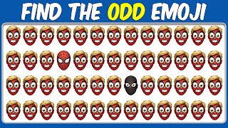 Can You Find The Odd Emoji Out & Letters And Numbers In 15 seconds | Find The Odd Emoji #19