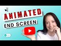 Create a YouTube End Card Canva Template (and add ANIMATION! 🤩)