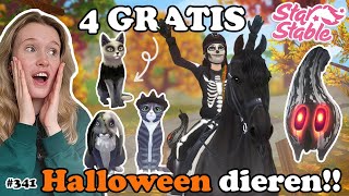 GRATIS Halloween diertjes!! 😍 HALLOWEEN tips &amp; tricks!! 🎃 | Star Stable Online | Zoo Lianne