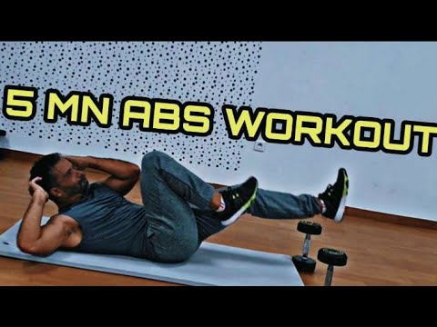 Workout At Home | ABS Workout | TOP 5 MIN Workout - YouTube