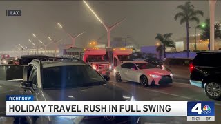 LA travel rush in full swing ahead of Christmas holiday