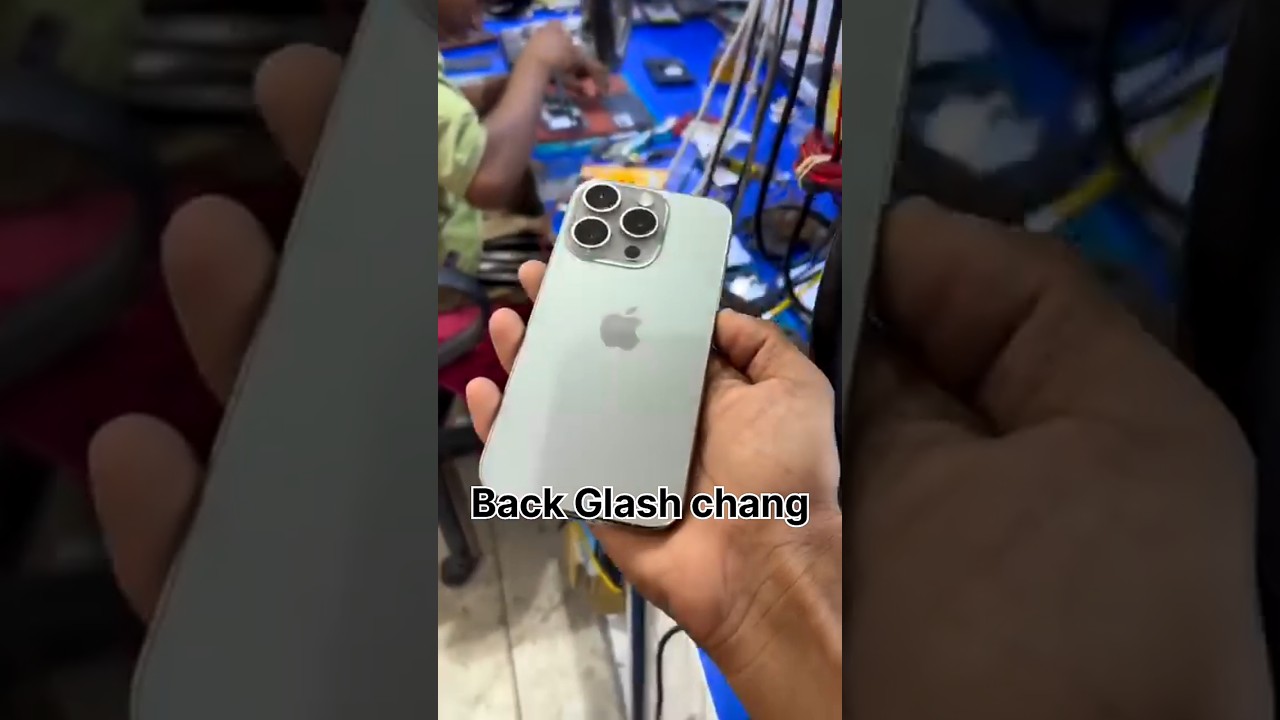 iphone back glash chang