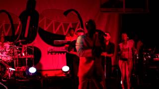 Rex Omar sings at MOGO 2012