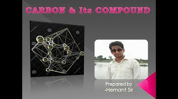 Class X CBSE science in hindi : Carbon and its compound
