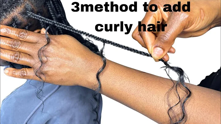 How to: Add Curly Hair to Boho Braids | 3 Different Method