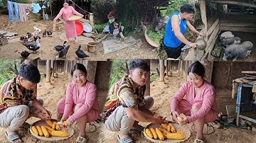 My mother-in-law used to serve chicken, pork, and pork for dinner.