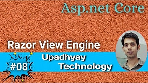 Asp net Core Tutorial for Beginners - Razor View Engine